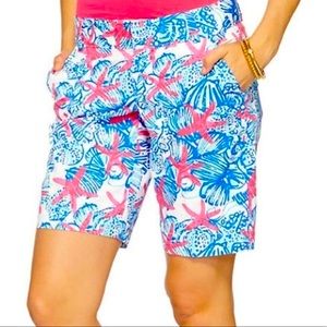 Lilly Pulitzer The Chipper Shorts Shell Starfish